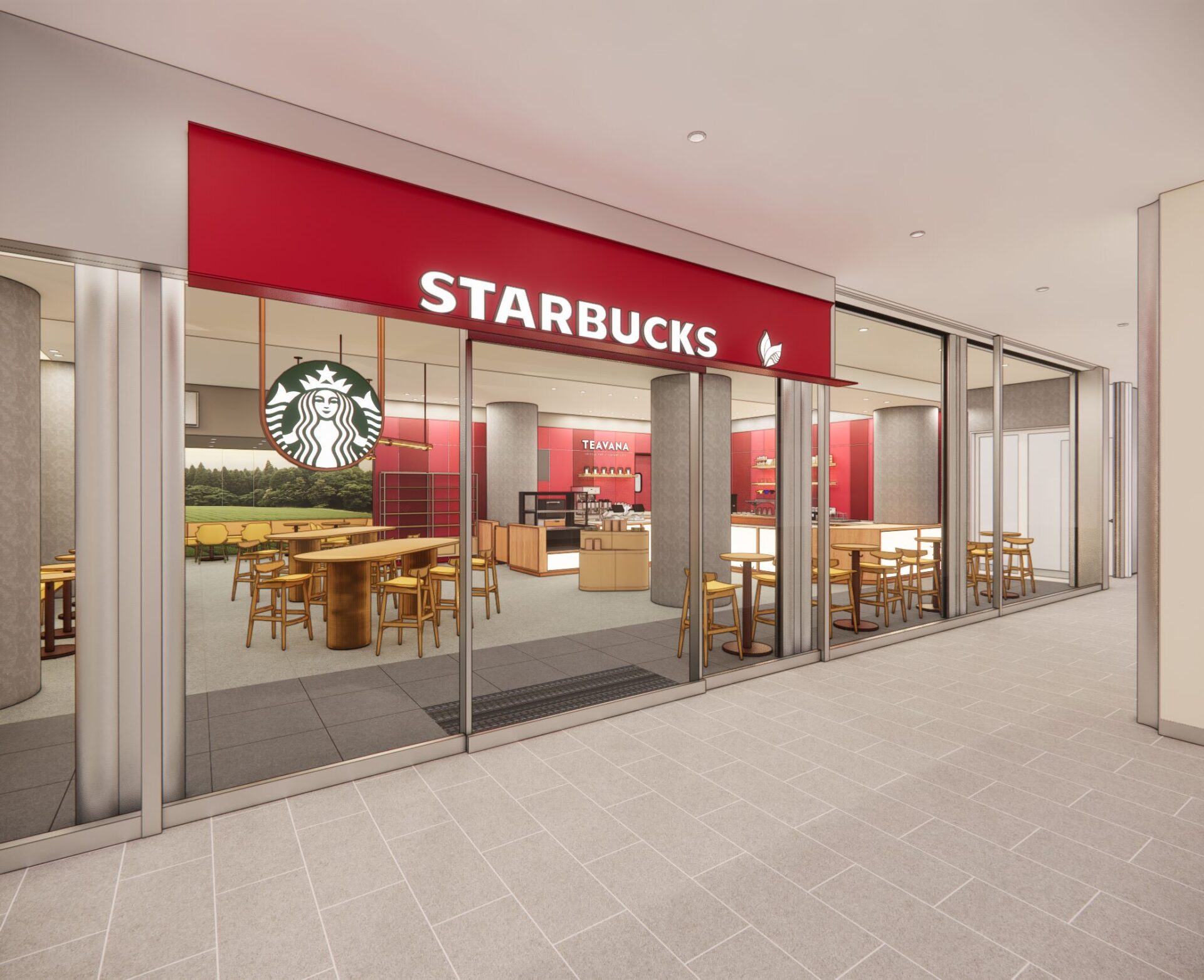 スターバックスコーヒーJR名古屋駅中央コンコース店の店舗情報：名古屋初出店「スターバックス ティー＆カフェ・ティバーナ」